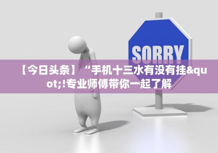 【今日头条】“手机十三水有没有挂"!专业师傅带你一起了解 【今日头条】“手机十三水有没有挂"!专业师傅带你一起了解