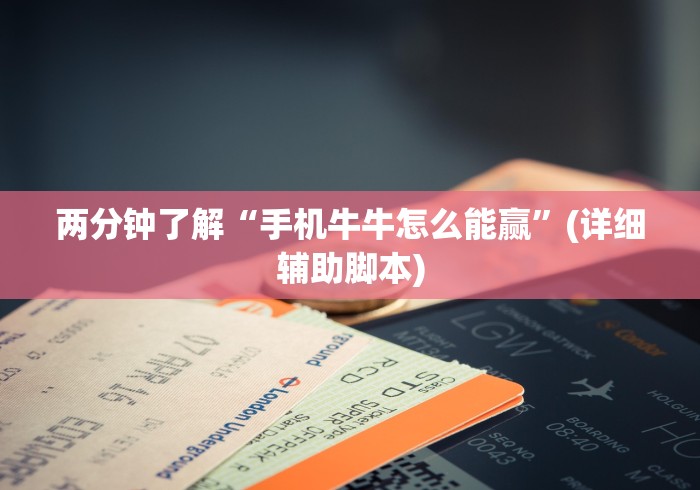 两分钟了解“手机牛牛怎么能赢”(详细辅助脚本) 两分钟了解“手机牛牛怎么能赢”(详细辅助脚本)