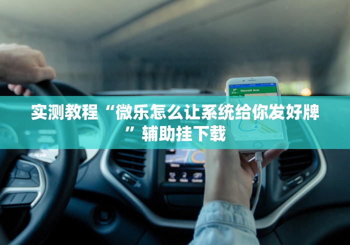 实测教程“微乐怎么让系统给你发好牌”辅助挂下载