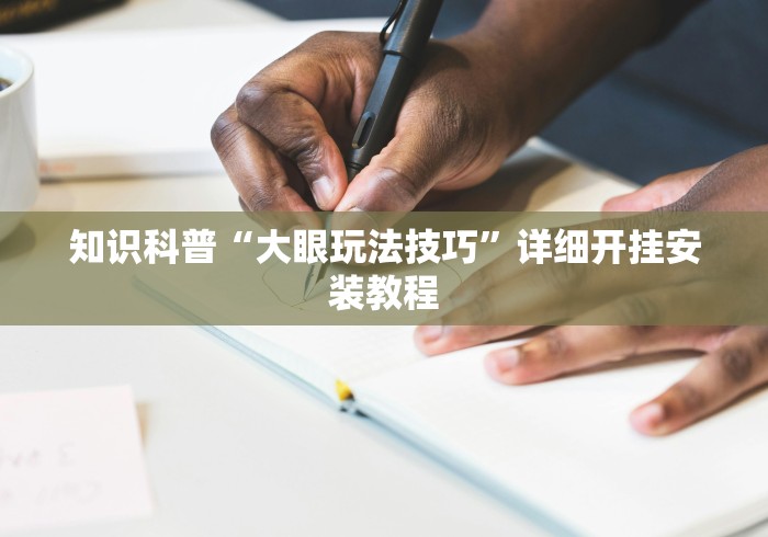 知识科普“大眼玩法技巧”详细开挂安装教程