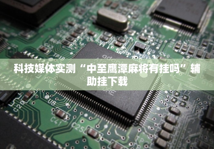 科技媒体实测“中至鹰潭麻将有挂吗”辅助挂下载