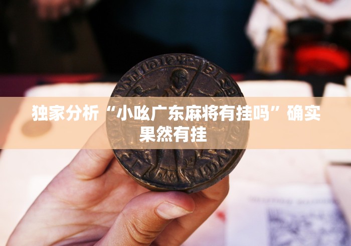 独家分析“小吆广东麻将有挂吗”确实果然有挂 