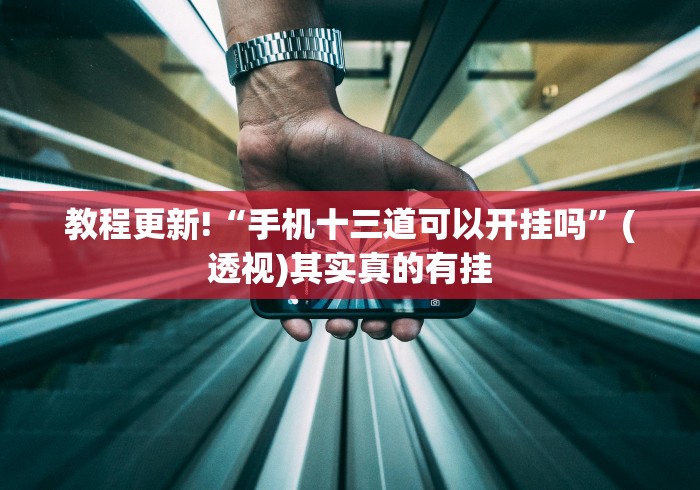 教程更新!“手机十三道可以开挂吗”(透视)其实真的有挂