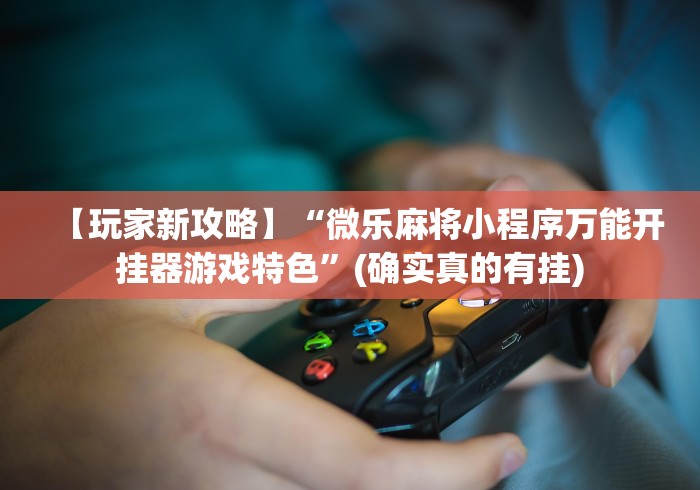 【玩家新攻略】“微乐麻将小程序万能开挂器游戏特色”(确实真的有挂)