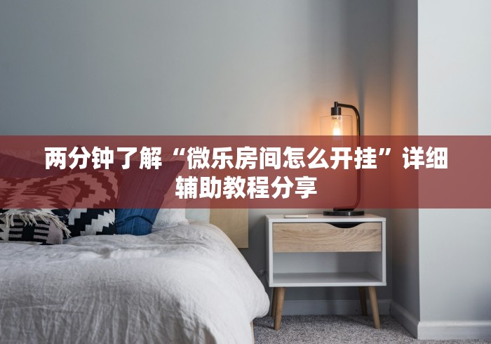 两分钟了解“微乐房间怎么开挂”详细辅助教程分享