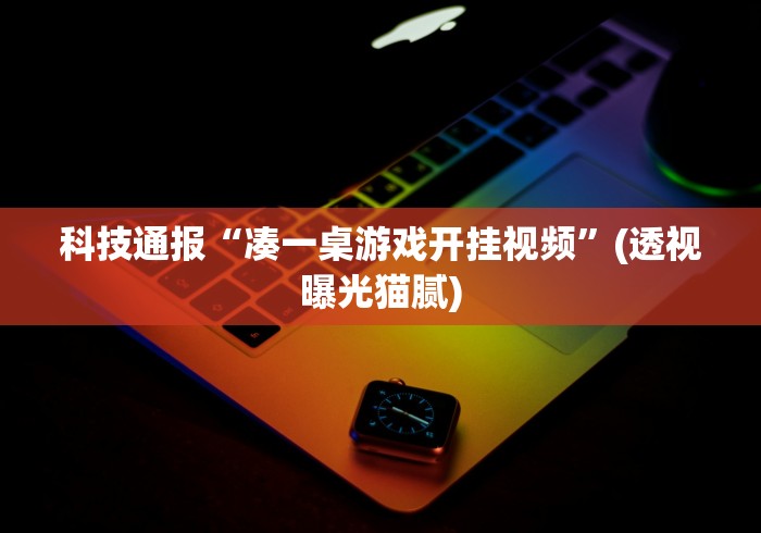 科技通报“凑一桌游戏开挂视频	”(透视曝光猫腻)