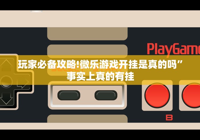 玩家必备攻略!微乐游戏开挂是真的吗	”事实上真的有挂