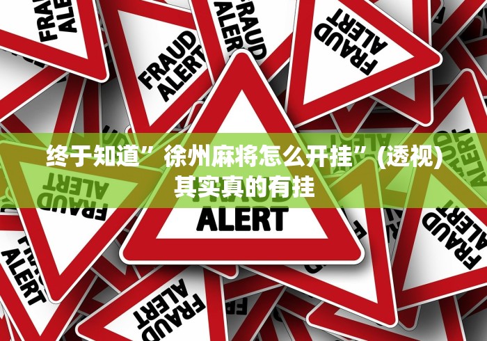 终于知道	”徐州麻将怎么开挂”(透视)其实真的有挂