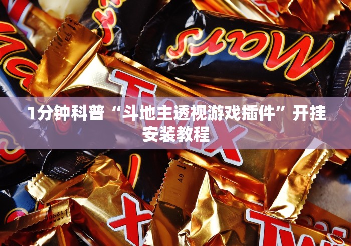 1分钟科普“斗地主透视游戏插件	”开挂安装教程