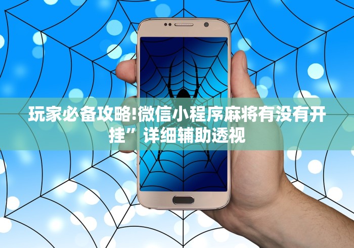玩家必备攻略!微信小程序麻将有没有开挂”详细辅助透视
