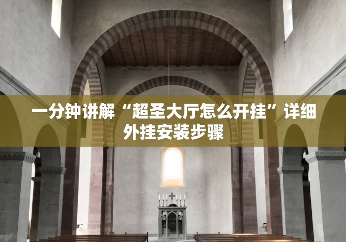 一分钟讲解“超圣大厅怎么开挂	”详细外挂安装步骤